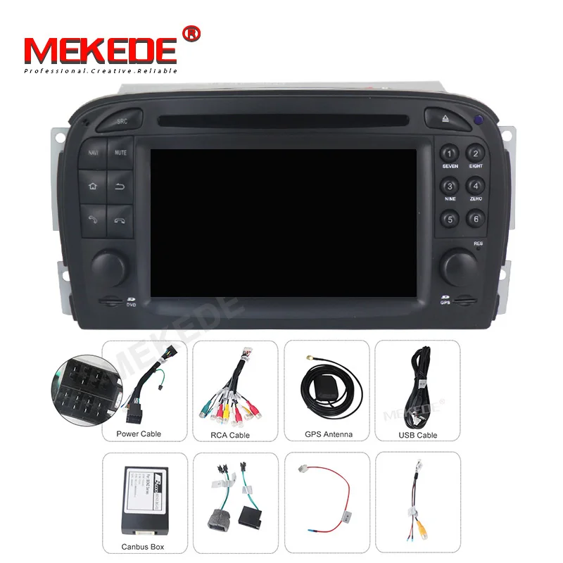 Best MEKEDE PX5 4+32G  android 9.0 car dvd gps navigation player For Mercedes Benz SL-Class SL350  car radio Multimedia stereo 8 core 2