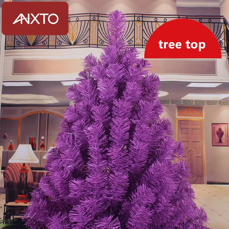 1,5 м елочные украшения фиолетовый золотой Декор Рождественская елка искусственные украшения Рождественские украшения для дома