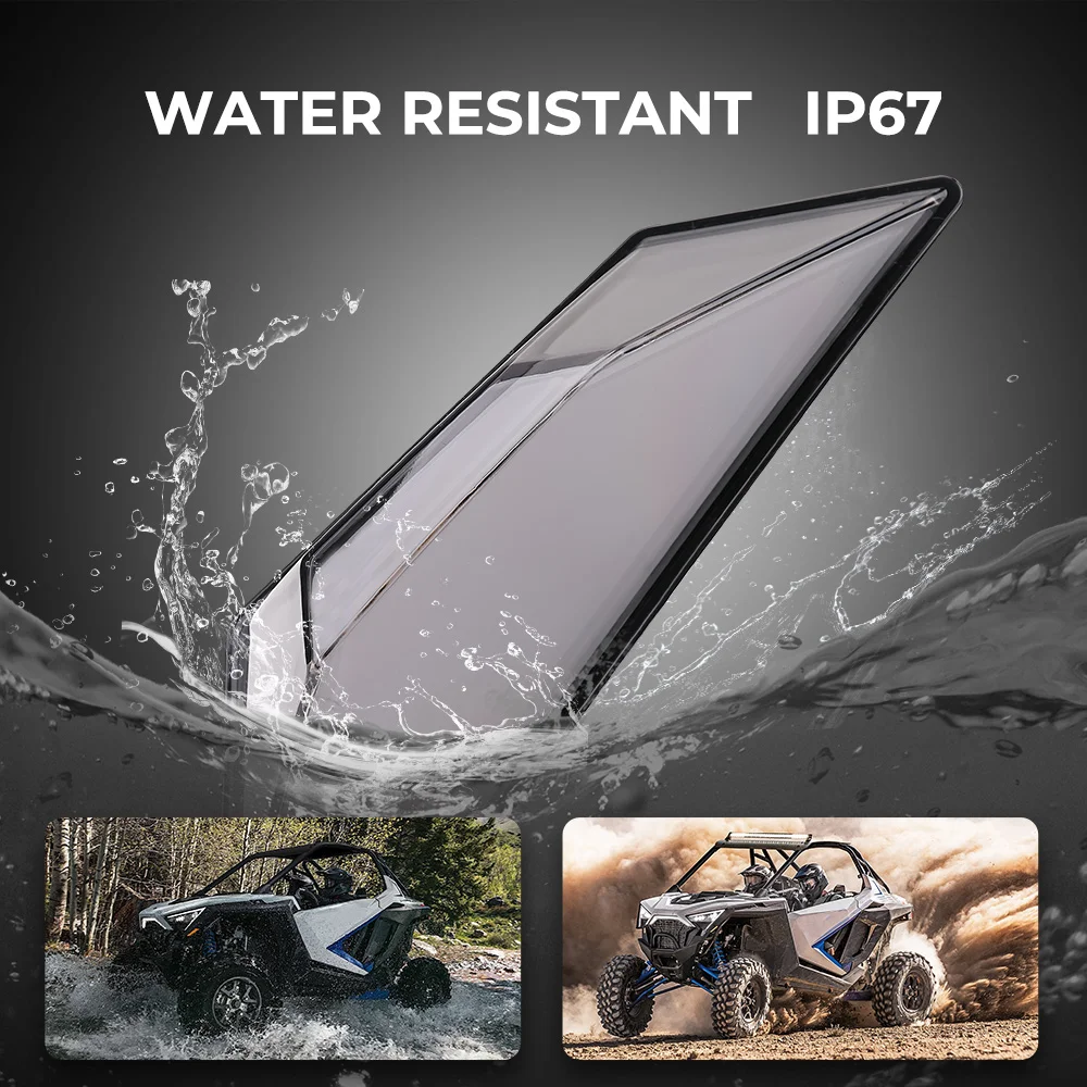 US $146.19 Indicator Red Light UTV Accessories Indicator Red Light for Polaris RZR PRO XP 4 2020 Smoked Black