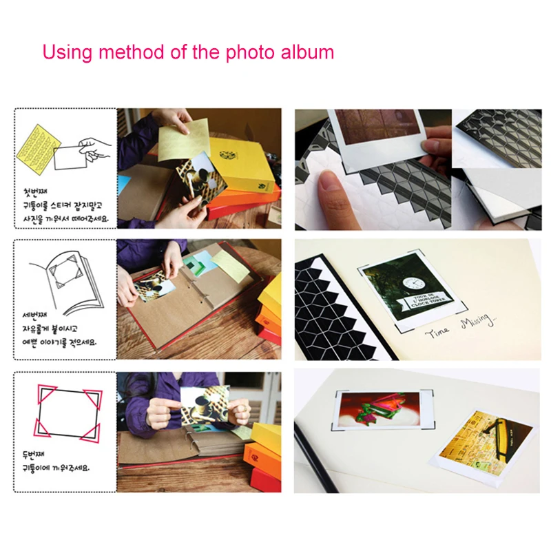 DIY любовь фотоальбом 30 страниц мини мгновенный альбом с фотографиями для экономии памяти винтажный кленовый лист DIY Фотоальбом