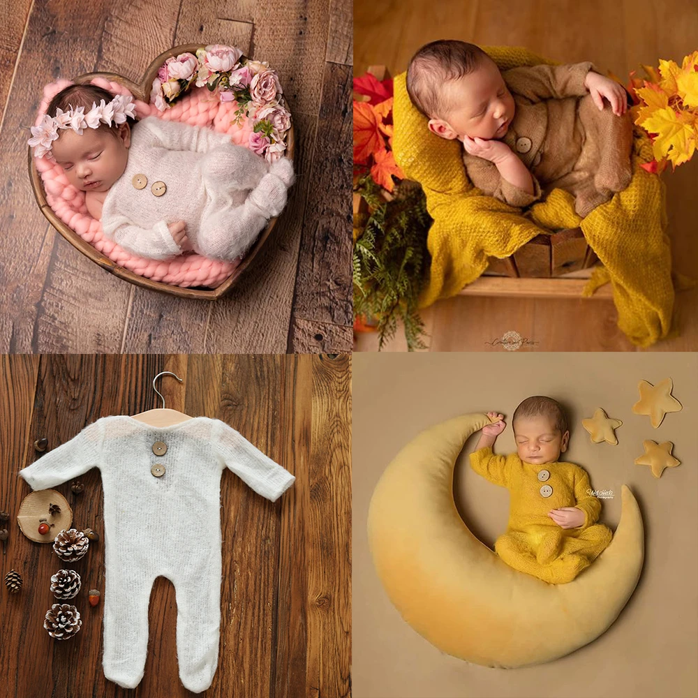 Boy Newborn Props For Photography Outfits Girls Shooting Outfit Newborn Photoshoot Mohair Romper Bebe Halloween First Picture Newborn Photography Aliexpress