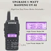 2 pièces UV-82 8W talkie-walkie en option 5W Baofeng Radio UV82 double PTT Radio bidirectionnelle double bande UHF VHF Radio 10 KM Baofeng UV-82 HP ► Photo 3/6