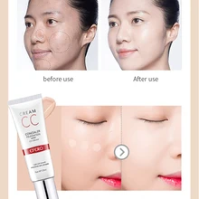 1 шт. абсолютно скрывающий поры CC крем стойкий увлажняющий отбеливающий консилер Красота Макияж кожа основа для лица TSLM2