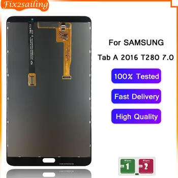 

For Samsung Galaxy Tab A 7.0 T280 T285 LCD Display Touch Panel Screen Glass Digitizer Assembly Replacement For Samsung T280 T285
