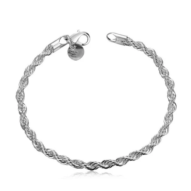 Fashion Crystal Bracelet Gold and Silver Weight Loss Magnetic Therapy Ankle Weight Loss Products Slimming Health Jewelry Silver2