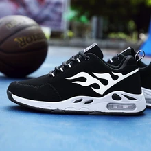 Мужские амортизирующие баскетбольные кроссовки для спортзала, противоскользящие дышащие зимние кроссовки больших размеров для тренировок, спортивные кроссовки