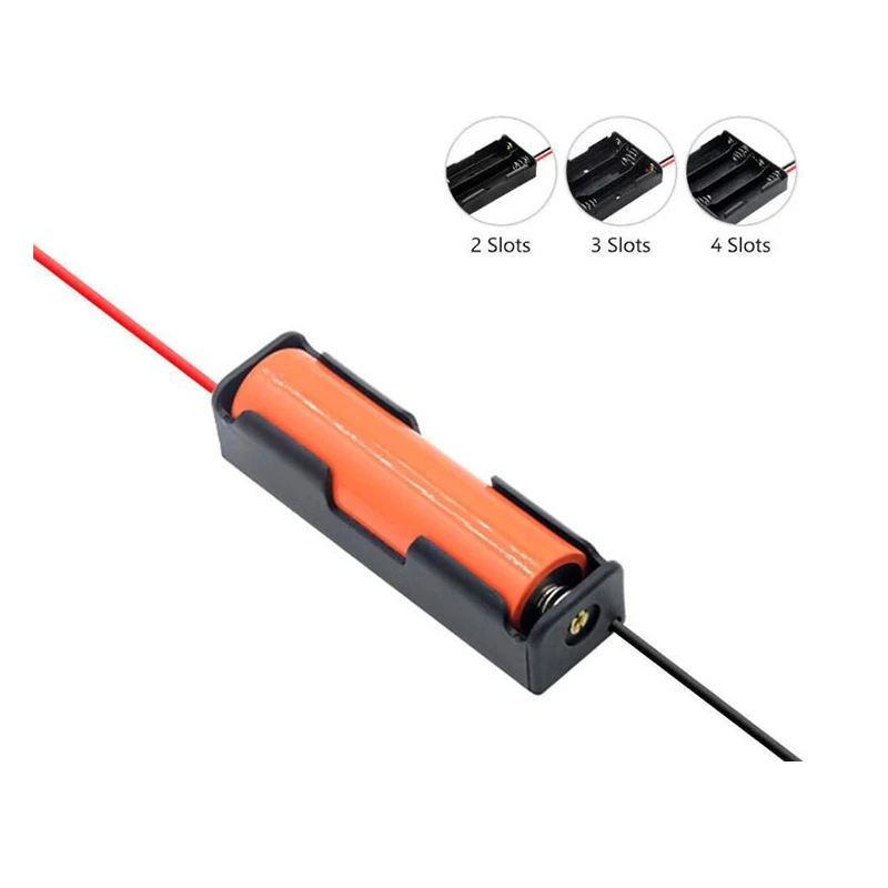 Nowy plastikowy pojemnik na baterie 18650 Case 1 2 3 4 Slot Way DIY baterie zacisk mocujący pojemnik z drut ołowiany na baterię 18650 6 Nowy plastikowy pojemnik na baterie 18650 Case 1 2 3 4 Slot Way DIY baterie zacisk mocujący pojemnik z drut ołowiany na baterię 18650 6