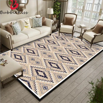 

Bubble Kiss Waterproof Decorative Rugs for Modern Living Room Nordic Diamond Pattern Carpet Floor Mat Modern Kids Decor Boy Rug