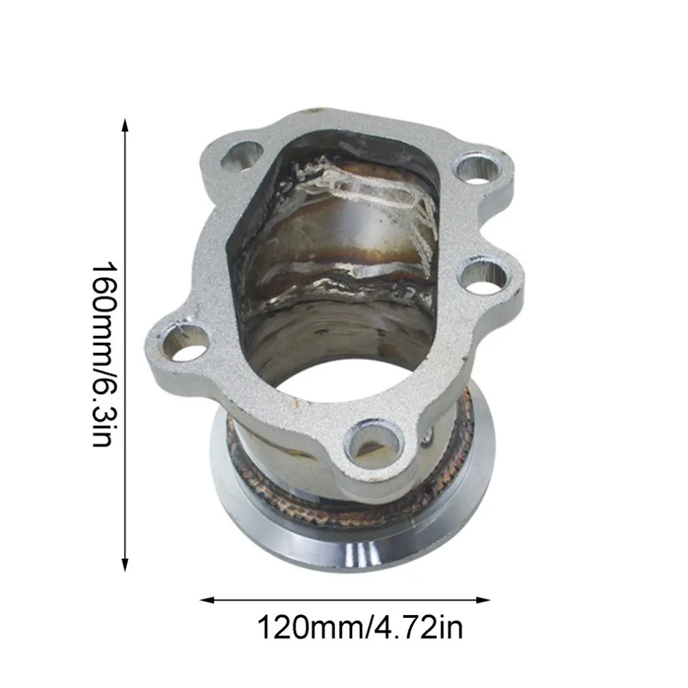 Modified Auto Accessories Universal Stainless steel Turbocharger 5-Hole for Flange Base With Gasket For T25 T28