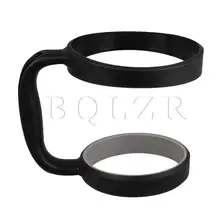 BQLZR черный пластик 30 унций стакан ручка двойные кольца, чашка держатель чашки аксессуары