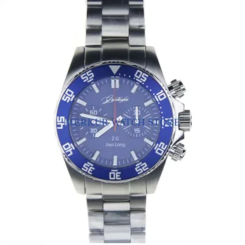 

Sapphire Glass German Style Fieger Mechanical Seagull Movement Chronograh Pilot Watch B-UHR Heated BGW9 Luminous 100M