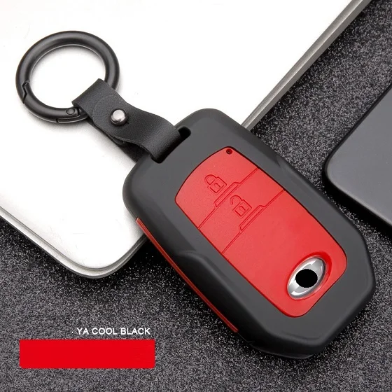 2Button black ABS углеродное волокно Автомобильный Дистанционный корпус умного ключа Крышка для Toyota Camry Highlander Prado Crown Land Cruiser Prius Vitz Reiz Fortuner - Название цвета: 2Button black