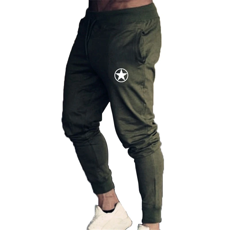 Новинка; сезон весна-осень; Брендовые мужские спортивные брюки для бега; спортивные брюки; высококачественная одежда для бодибилдинга - Цвет: photo color