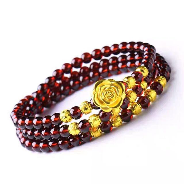 Shui Obsidian Stone Beads Bracelet Men Women Unisex Wristband Gold Black Pixiu Wealth and Good Luck Color Changing Bracelet