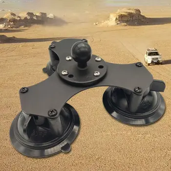 

Car Window Twist Lock Triple Suction Cup Base Ball Head Mount Holder for Camera B85A