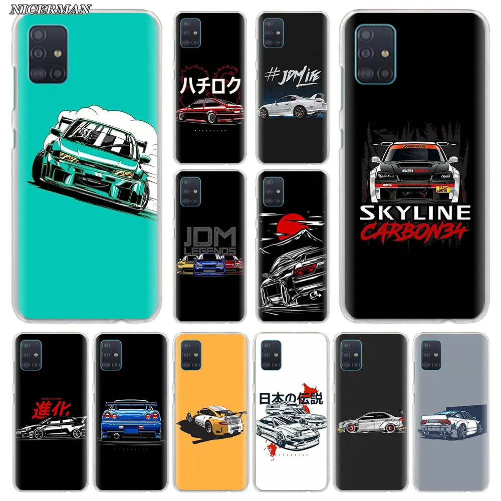 Спортивный автомобиль jdm Дрифт чехол для телефона Samsung Galaxy A50 A70 A51 A71 A52 A72 5G A10 A20e A20s