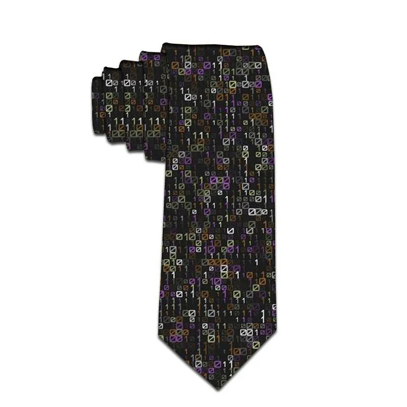 Забавный галстук для мужчин 8 см модные Harajuku галстуки с принтами Gravata мужские свадебные gravatas para ho мужские рубашки аксессуары 6Z-LD49 - Цвет: 03