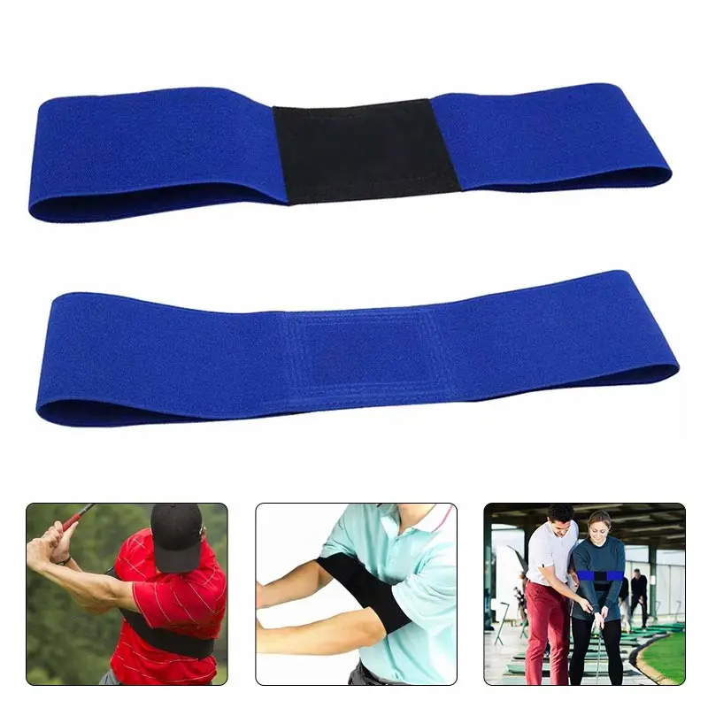 

Golf Swing Trainer eginner Practicing Guide Gesture Alignment Training Aid Aids Correct Swing Trainer Elastic Arm Band Belt