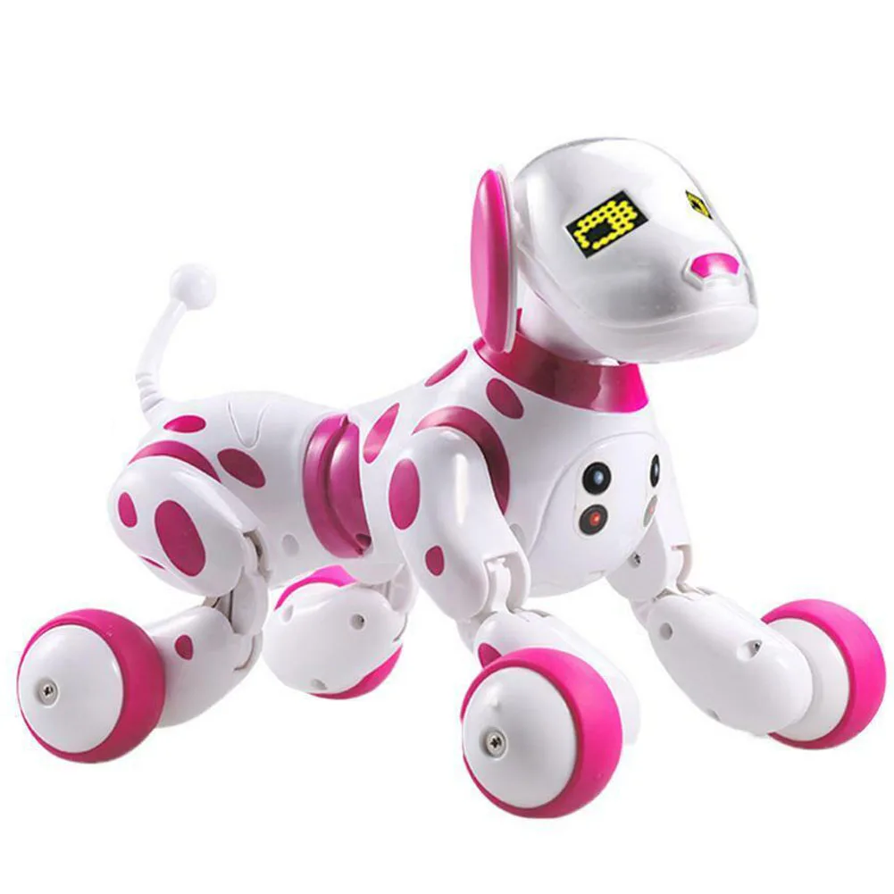 Wireless RC Robot Dog Talking Smart Electronic Pet Toy Educational Intelligent Children Birthday Gift Led Interactive Sing Dance