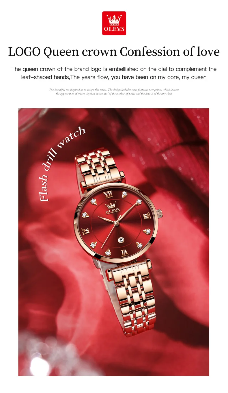 OLEVS 5866 Luxury Women's Watches 6