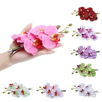 

Womens Flower Hair Clip Hairpin Bridal Hawaii Party Hair Clip Levert Dropship Ring Buckle Women Accessories HairpinF7.29