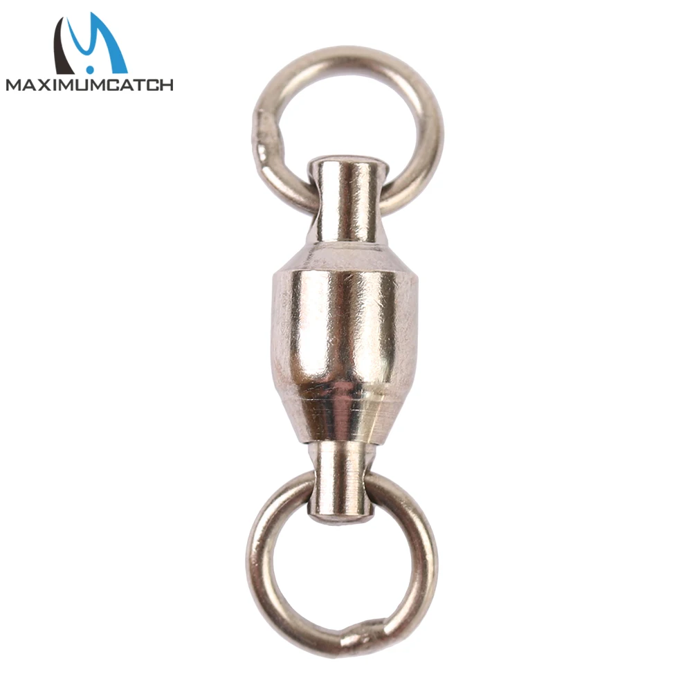 Maximumcatch 20 шт./лот#1-#8 15-125 кг шариковый подшипник из нержавеющей стали поворотный с твердым кольцом Соединительный Вертлюг для рыбалки
