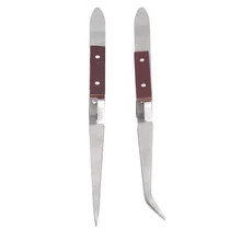 

2022NEW 1PC Stainless Steel Cross Locking Lock Tweezers Self Closing Jewelry Soldering Craft Repair Hand Tool Corrosion