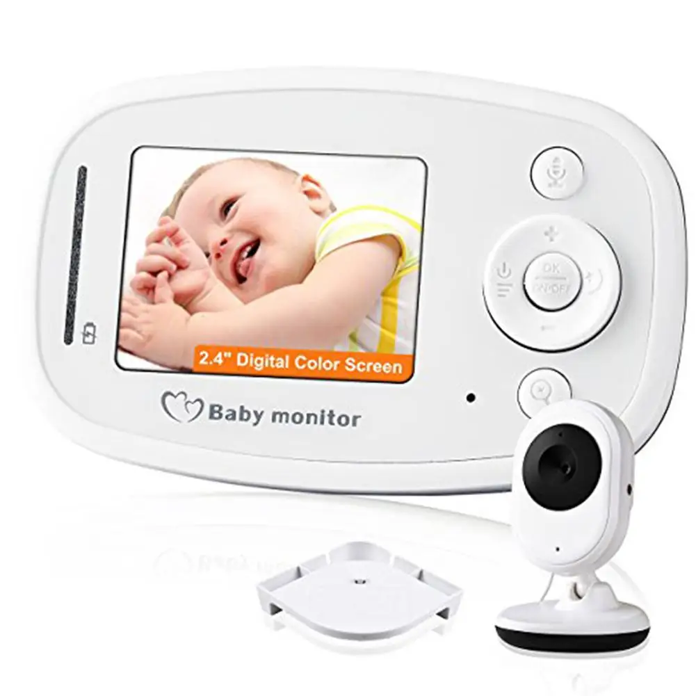 GloryStar 2.4 Inch 2.4G Babies Monitor Wireless Baby Two-Ways Intercom Infrared Night Vision Temperature Monitors Camera