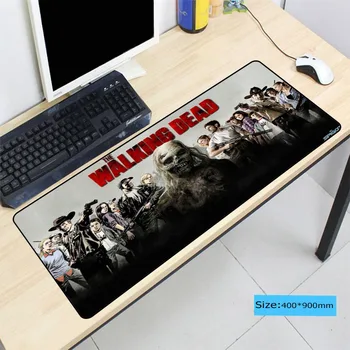 

Promotions Large Lock Edge Mouse pad Computer Table Cup Mat Gaming Speed Mousepads For CSGO DOTA Movie Walking Dead