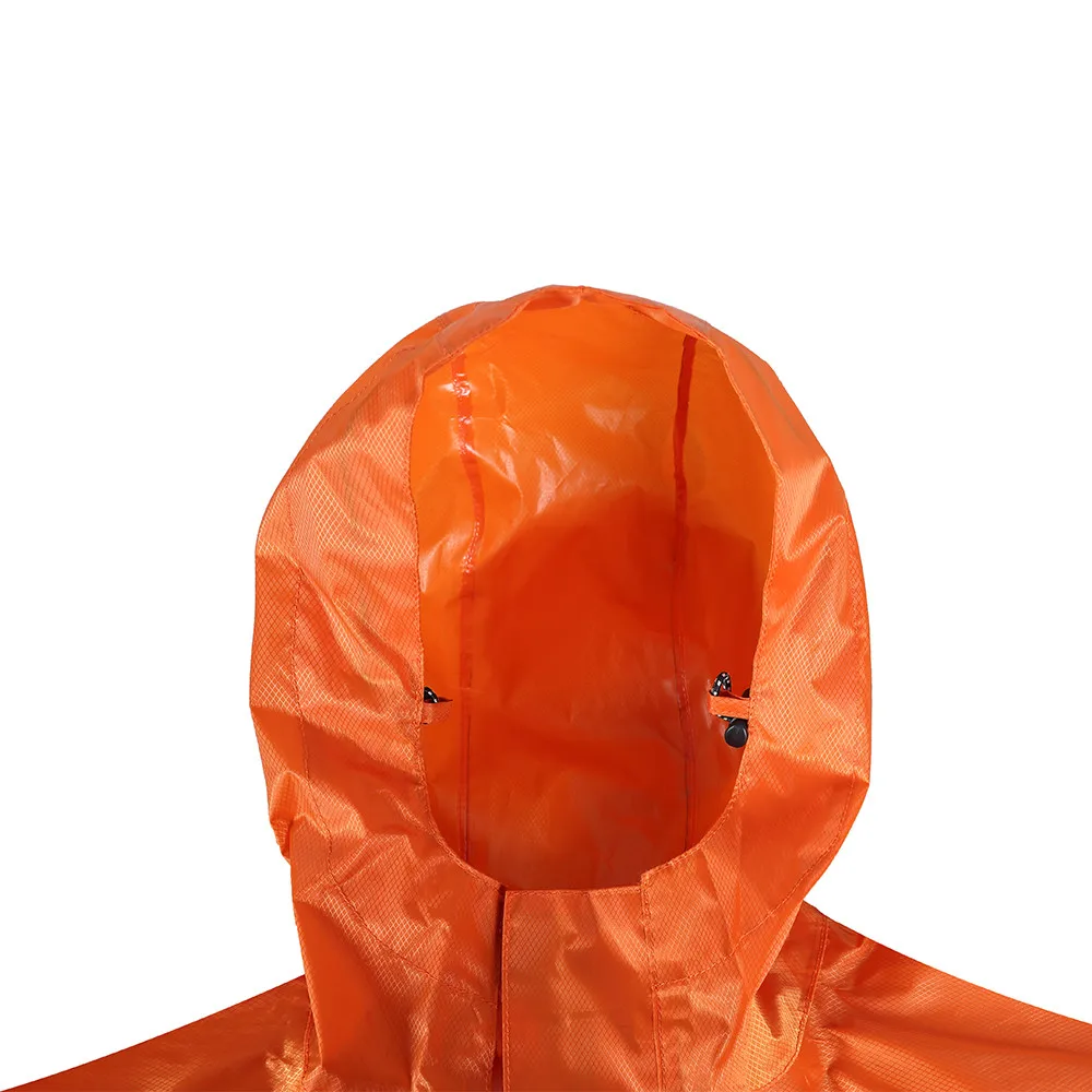 Плащ-рюкзак дождевик водонепроницаемый тент с капюшоном для пеших прогулок на велосипеде дождевик пончо дождевик для кемпинга коврик для палатки# K24
