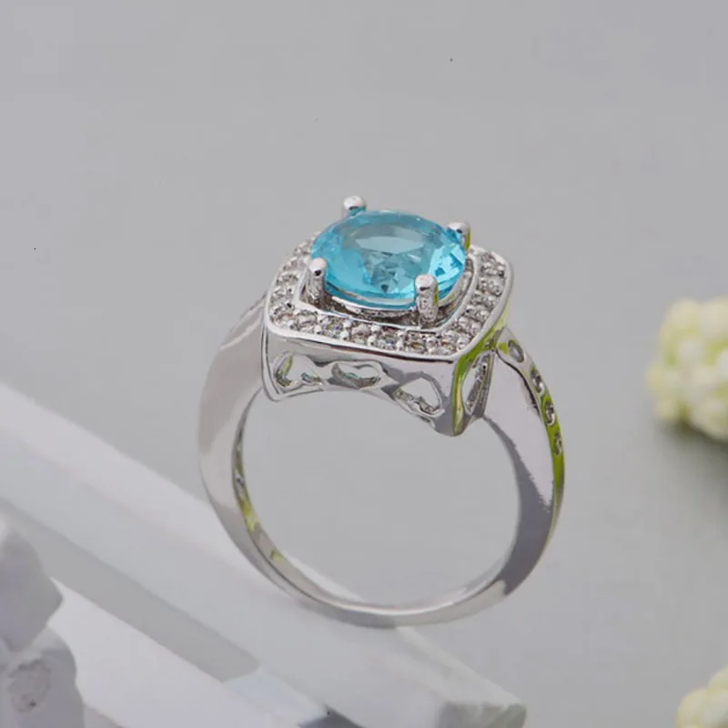 Серебряное кольцо 925 пробы для женщин с аметистом, драгоценными камнями, Женские Ювелирные изделия на палец, вечерние украшения, подарок для помолвки,, размер 5-10