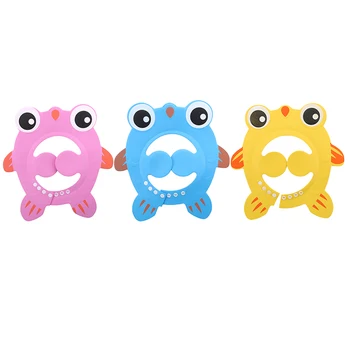 

Bath & Shower Product Baby Hat Shampoo Cap Goldfish Ear Protection Baby Bath Adjustable Shower Hat Children Shower Cap