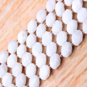 

Wholesale Natural 12x10.5MM BaiYueguangGemstone Beads Faceted Round Beads Loose Beads Bracelet Necklace Earrings DIY Production