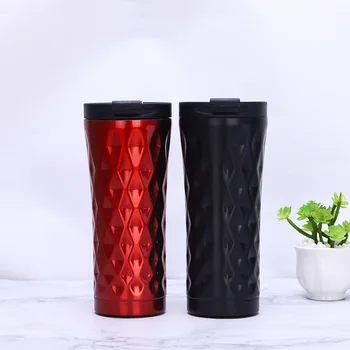 

Stainless Steel Vacuum Cup Originality Diamond Automobile Outdoors Vehicle Coffee Cup Advertisement Gift J8002SHC