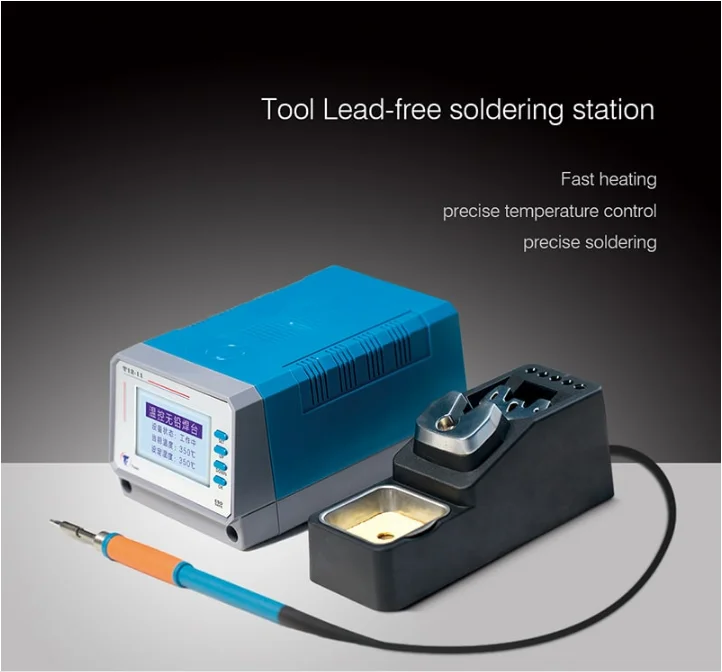 Без примесей свинца и T12-11 soldering station паяльная станция ремонте электронных компонентов термостат паяльник для инструментов для ремонта мобильных телефонов