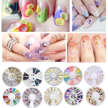 

Crystal Nails Art Decorations Nail Rhinestones Acrylic Nail Stones Beads Studs for Nails DIY Design Polish Manicure Rhinestones
