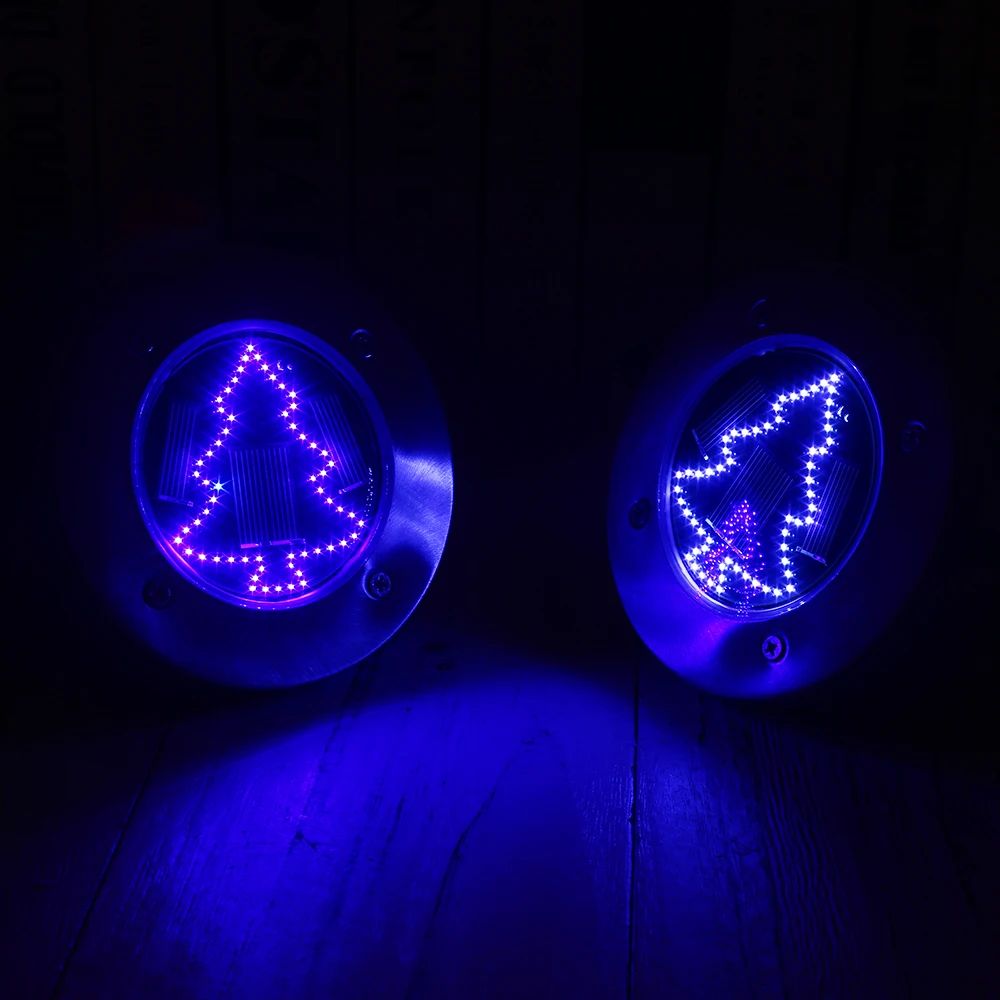 Eco-Friendly Durable Street 60LED Security Outdoor Gutter Buried Light Solar Power Garden Decking Home Christmas Tree Path Way