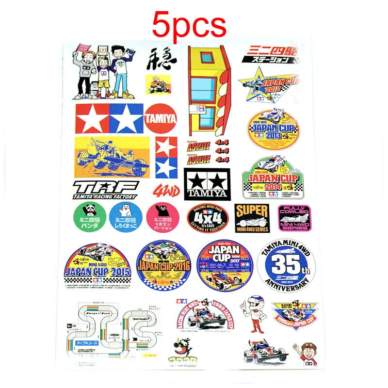 5Pcs Stickers Toolbox Parts Box Decorative Sticker for