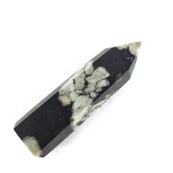 

Natural Peony Stone Wand Healing Crystal Obelisk Reiki Mineral Gem Quartz Point Wicca Decor Home Feng Shui Art Gift ZX