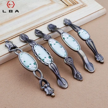 LBA European Style Cabinet Pulls Knobs Door Kitchen Handles Furniture Hardware Wardrobe Cupboard Handle Drawer Pulls Handles