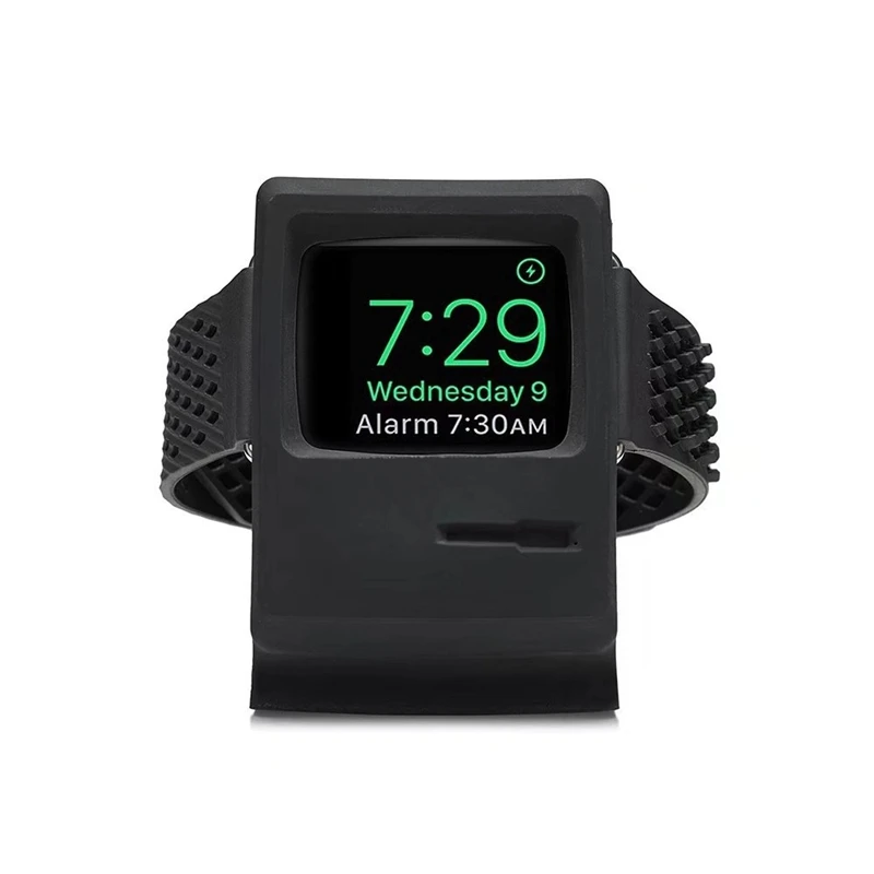 

Applicable for Apple 1234 Generation IWatch Watch Charging Silicone Retro Bracket Cable Management, No Scratch Silicone
