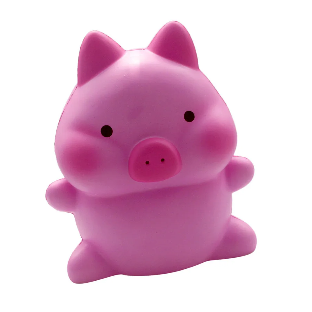 Очаровательные мягкии Kawaii Jumbo Pig медленно поднимающийся крем Ароматизированная игрушка для снятия стресса 0904