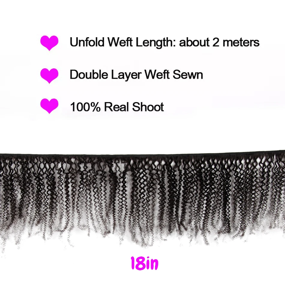 afro kinky curly hair human hair bundles 13