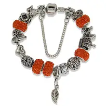 Модные ювелирные браслеты, DIY браслет из сплава с бусинами, подарок на день Святого Валентина