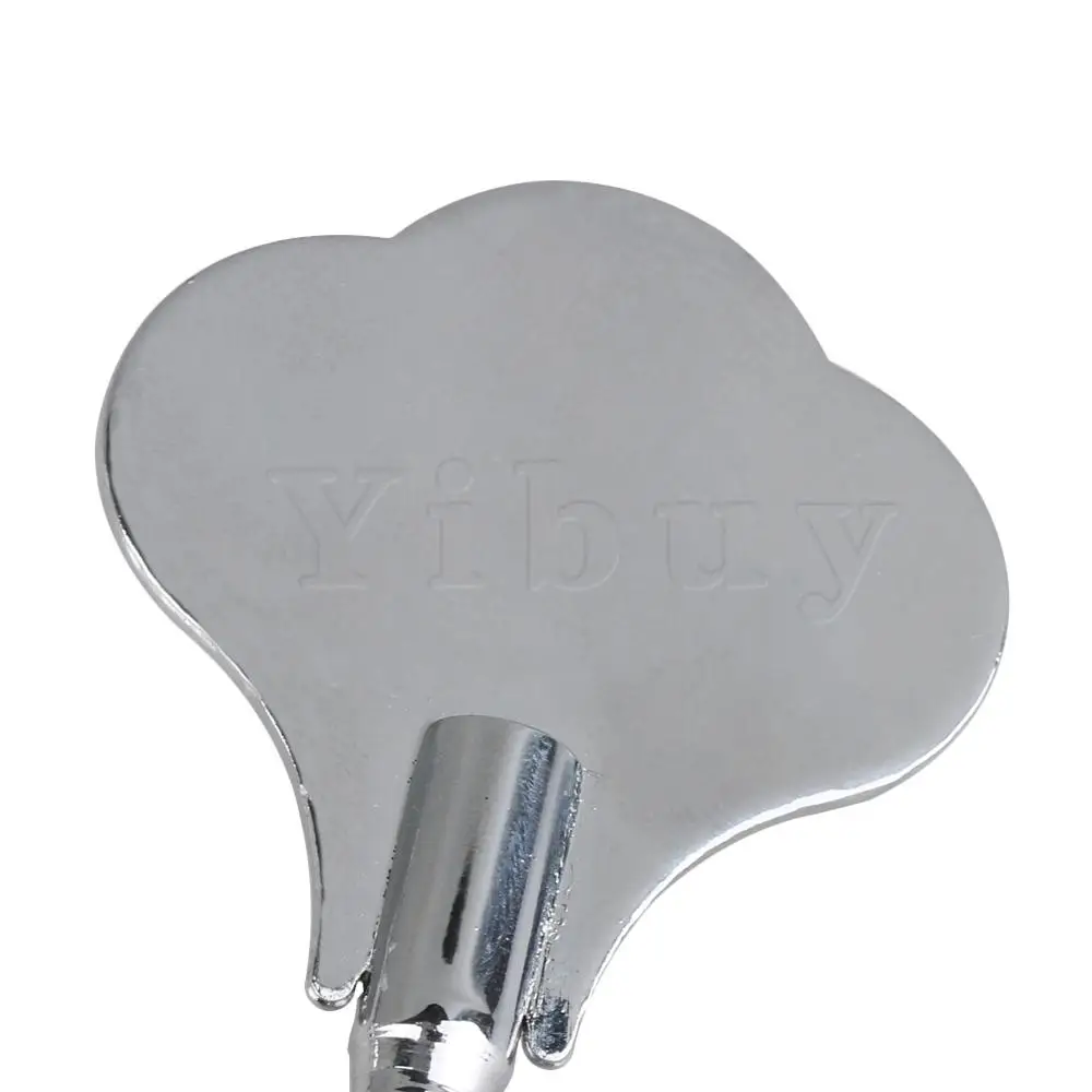 Yibuy 4R Chrome Bass Guitar Machine Heads Tuners / Elephant ear button