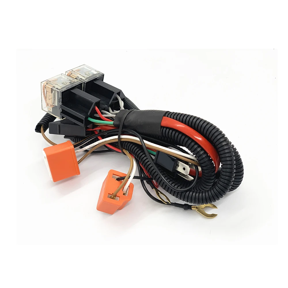 

Car H4 headlights enhancement and brightness 40A intensifier halogen light lamp light enhancement group line