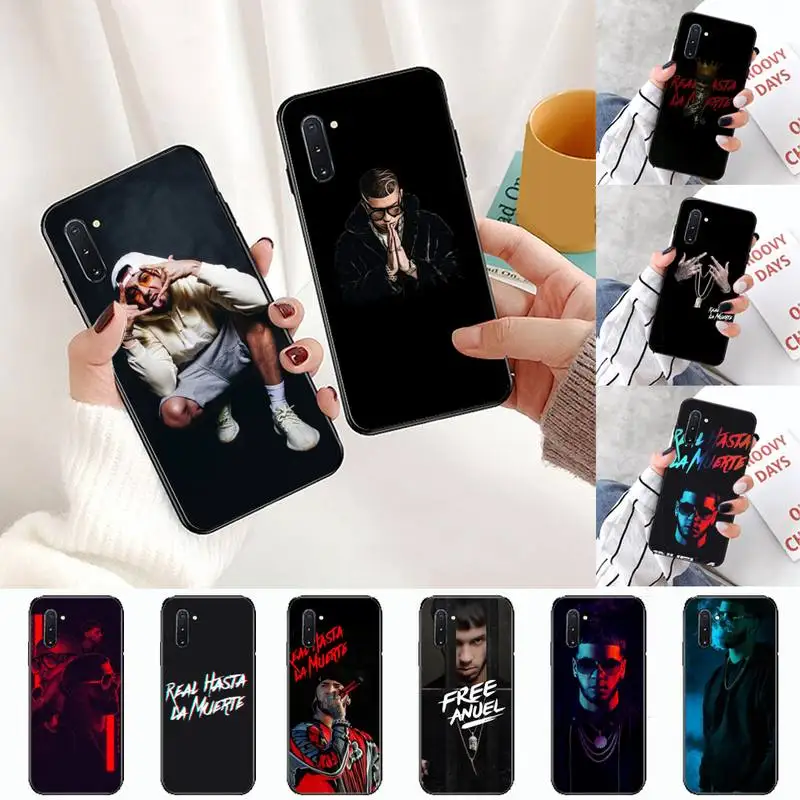 

Anuel AA Phone Case For Samsung Galaxy S8 S9 S10 Plus S10E Note 3 4 5 6 7 8 9 10 Pro Lite cover