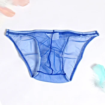 

Men's Sheer See-through Bikini Briefs Underwear Thong G-String Underpants Men's Briefs Sexy Mesh Panties
