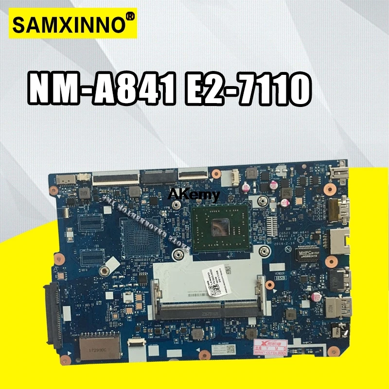 

CG521 NM-A841 motherboard for Lenovo 110-15ACL notebook motherboard CPU E2-7110 DDR3 100% test work