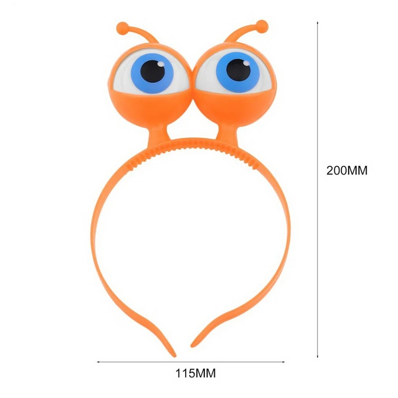 Инопланетные глаза повязка на голову светодиодный светильник светящийся на Хэллоуин Рождество вокальный реквизит для концерта принадлежности для головы обруч для волос вечерние украшения